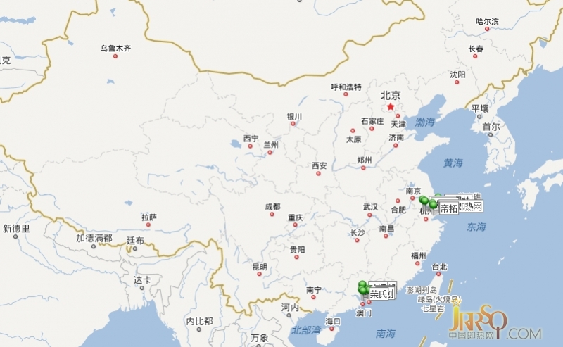 中国即热网推出品牌地图 按图索品牌