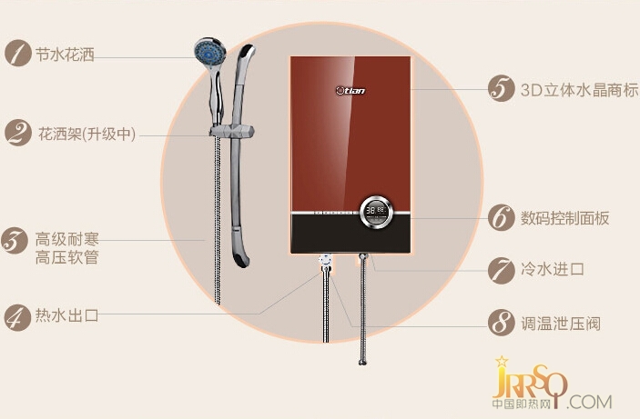 一刻都不能等 奥特朗即热式热水器立享沐浴 